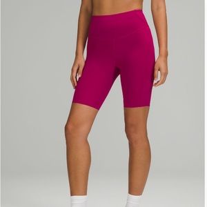 Lululemon Base Pace High Rise Shorts 8” - Size 12 - Wild Berry